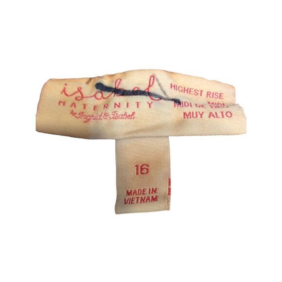 Isabel Side Panels Short 16 Rust Cotton/Polyester/Spandex - Picture 3 of 4